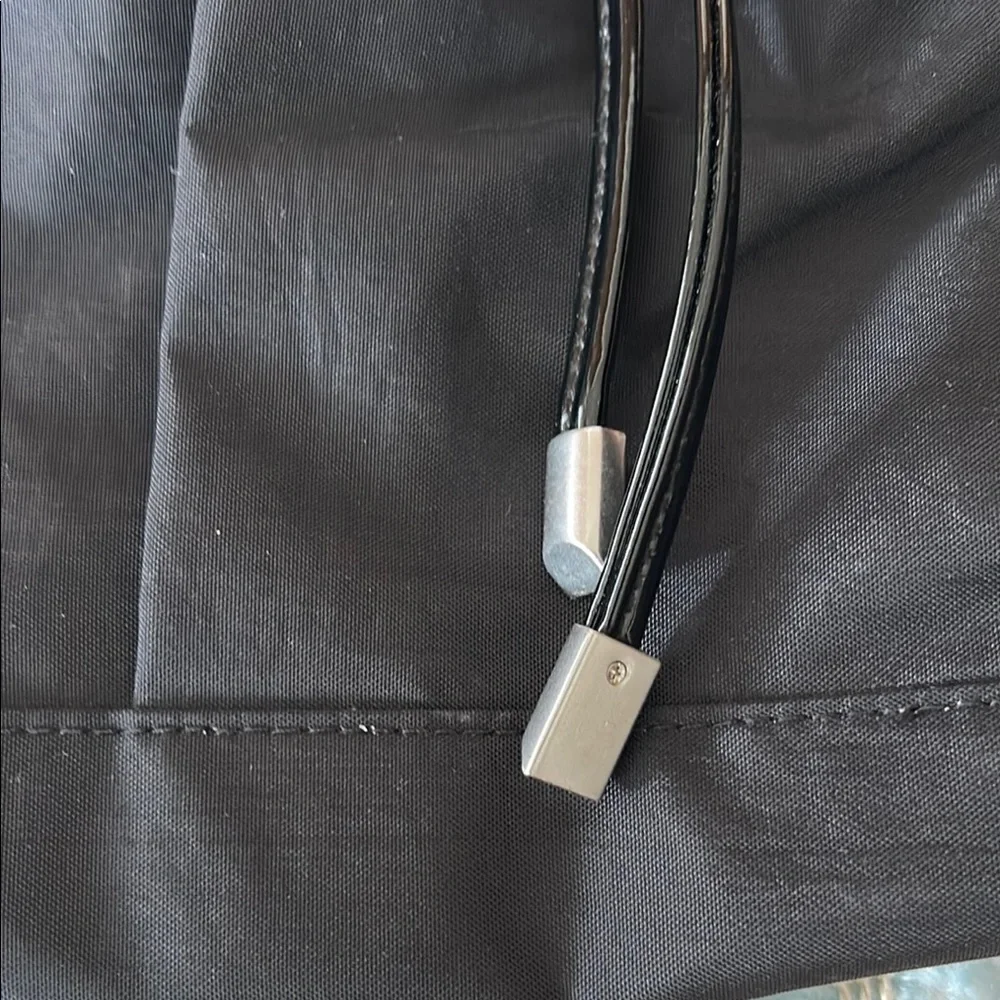 Baggallini Black Shoulder Bag with Adjustable Strap and Silver Hardware - Picture 3 of 11